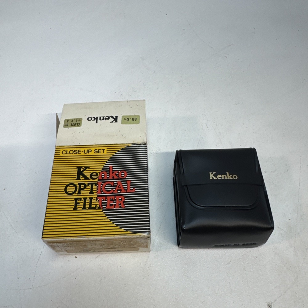 Vintage Kenko 49.0S NO.2 Camera Optical‎ Filter Close-Up Set +1.2.4 49mm New
